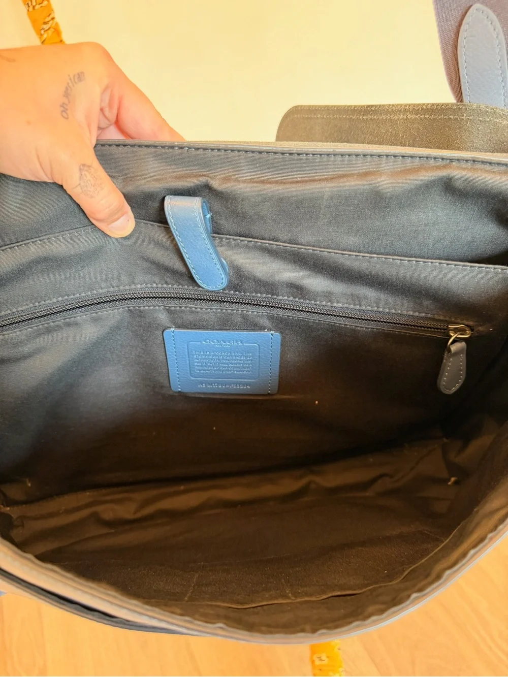 Coach Hudson Messenger Bag Duke Blue
